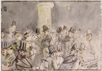 Ein Pariser Boulevard, 1880